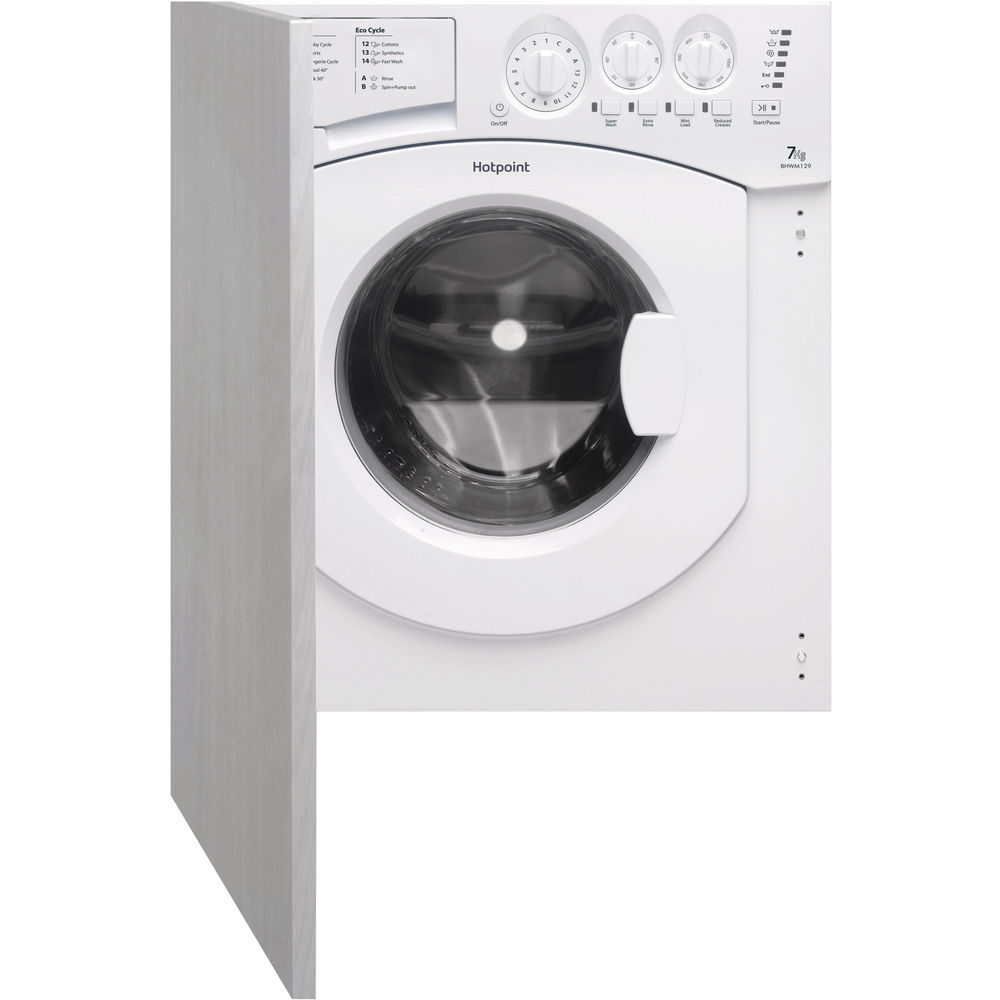  Hotpoint  built in front loading washing  machine  7kg 