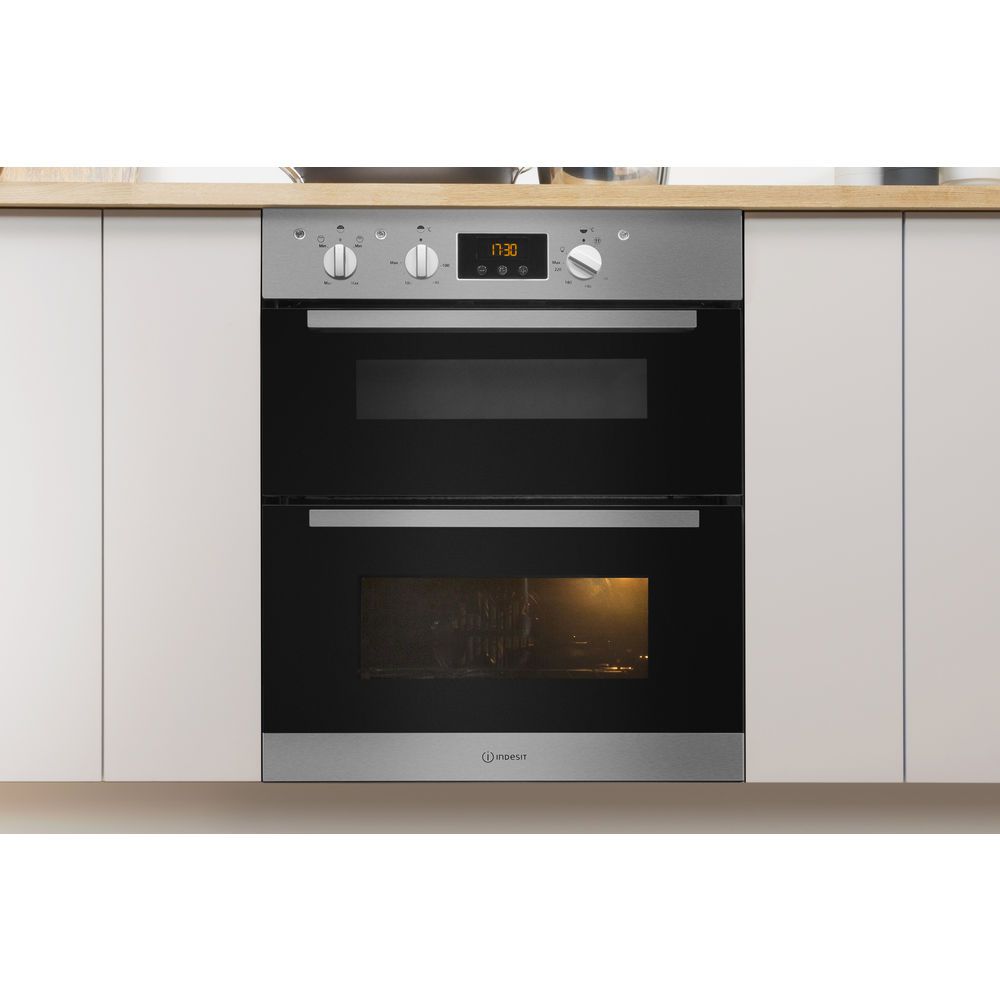 Indesit Aria IDU 6340 IX Electric Built-under Oven in Stainless Steel ...