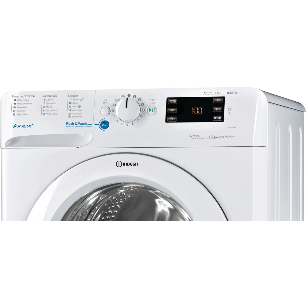 Indesit Innex Bwe 101684x W Washing Machine In White Bwe 101684x