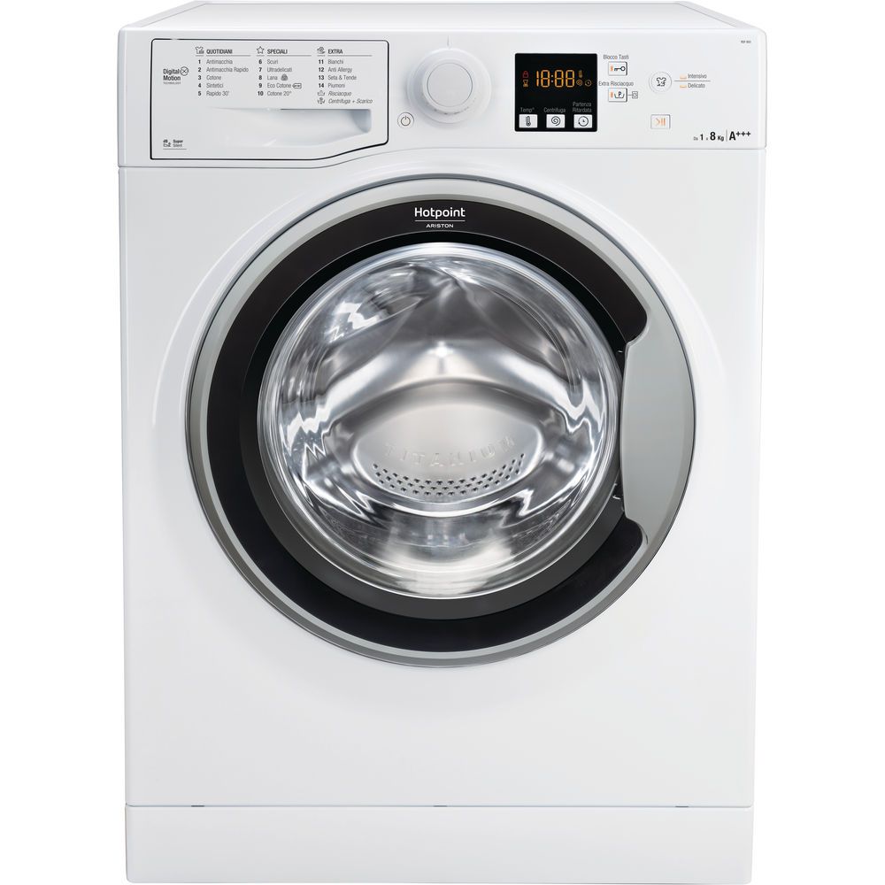 Hotpoint RSF 803 S IT Libera installazione Carica frontale 8kg 1000Giri/min A++ Bianco lavatrice Hotpoint RSF 803 S IT Libera installazione Carica frontale 8kg 1000Giri/min A++ Bianco lavatrice